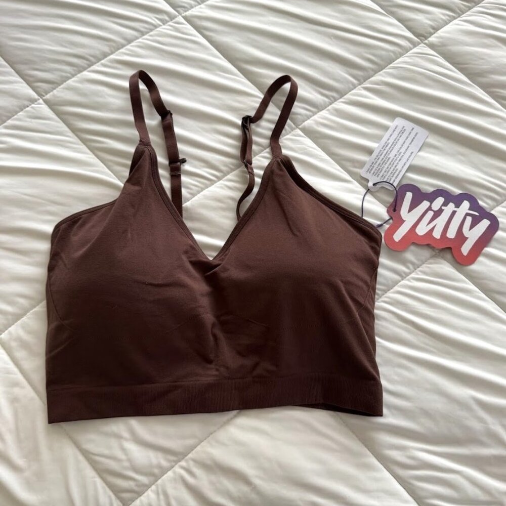 Yitty Nearly Naked Plunge Bra | New with Tags | Brown
